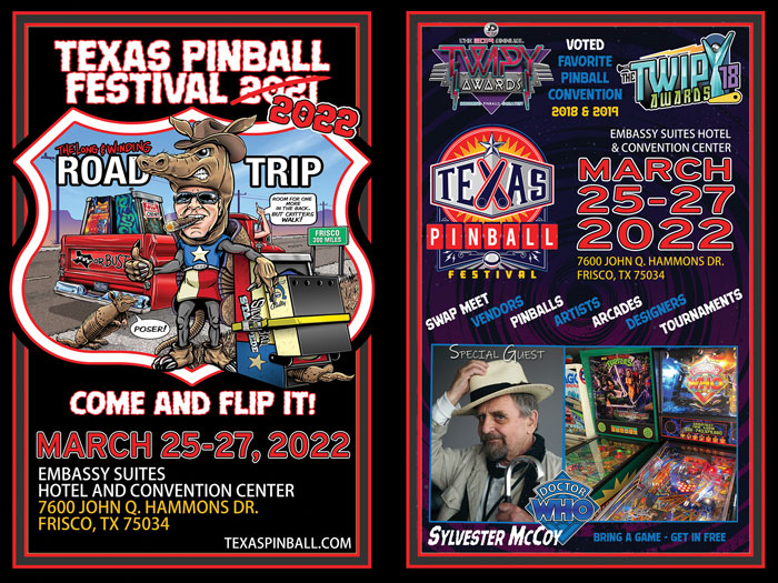 Texas Pinball Festival 2022 Texas Pinball Festival