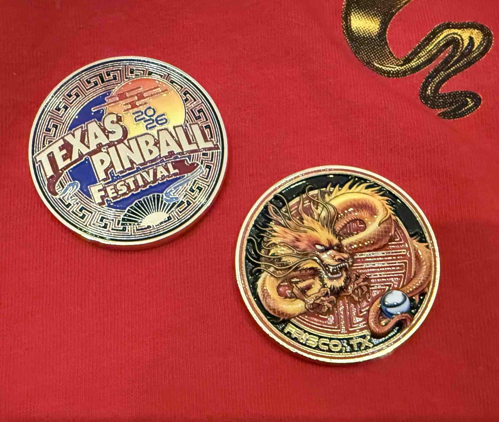 2026 Dragon Challenge Coin Texas PInball Festival TPF 1024x865 